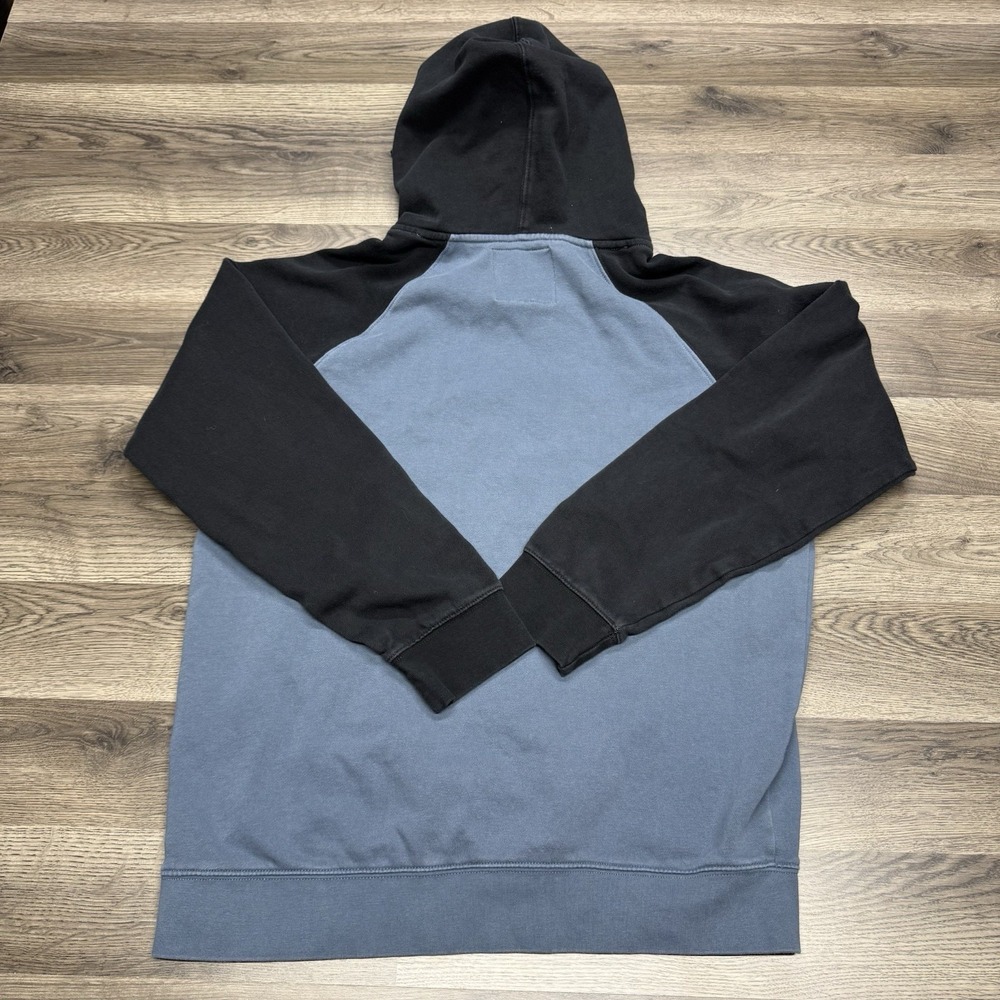 Fox Racing Non-Stop Raglan Fleece Hoodie Blue MX Logo Sweat Jacket Adult Medium - Picture 8 of 11